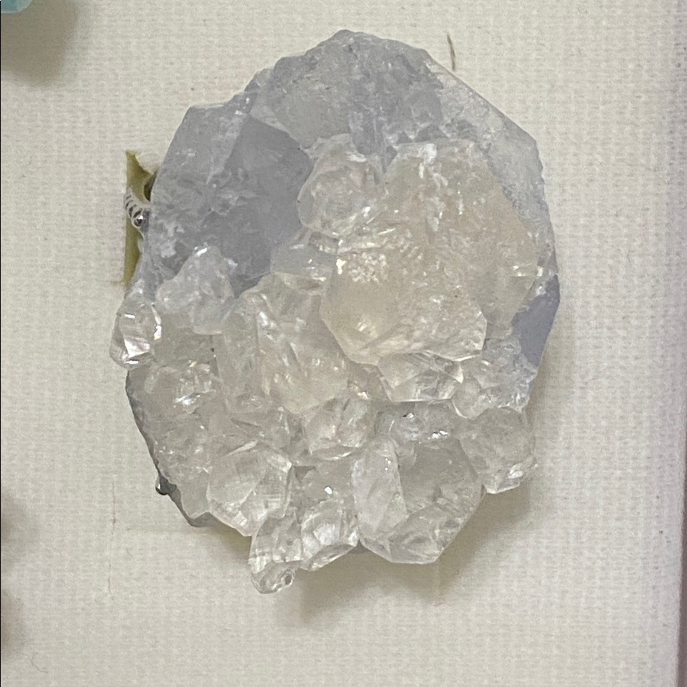 Raw Calcite Statement Ring | Natural Crystal Clus… - image 2